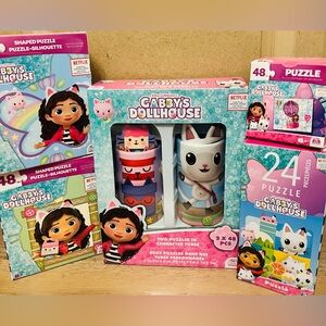 Gabby’s Dollhouse Puzzle Activity Bundle